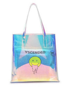 SHUKETTAPAY 🌈 RAINBOW SMILE キャンディ トート | Teddy M