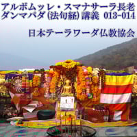 スマナサーラ長老のダンマパダ講義 013-014（MP3音声）