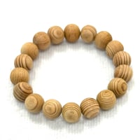 【精霊が宿る】屋久杉ブレスレット12mm 精霊が宿る 屋久杉2A 無垢ブレスレット 12mm | Angel Stone