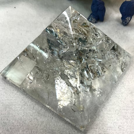 【高品質】2026年におすすめの石✨高波動レムリアン水晶　4A ピラミッド 186g