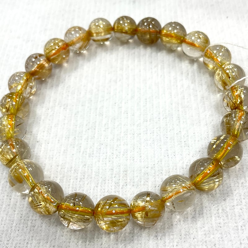 高品質】タイチンルチルクォーツ6A+ 8mmブレスレット | Angel Stone