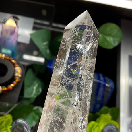 【高波動】レムリアン水晶　オベリスク220g