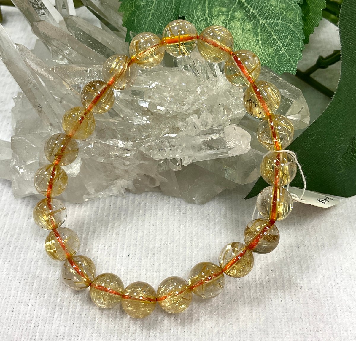 高品質】タイチンルチルクォーツ6A 9mmブレスレット | Angel Stone