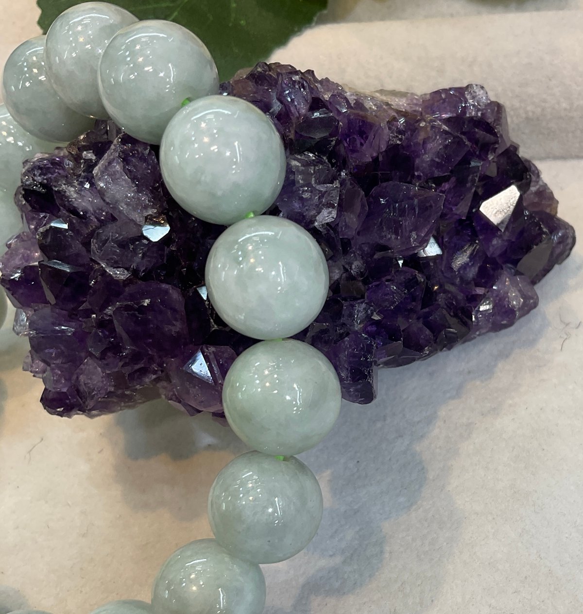 A級紫翡翠☆ 翡翠 ☆ミャンマー産 高波動】ミャンマー産翡翠（ヒスイ）12mmブレスレット | Angel Stone