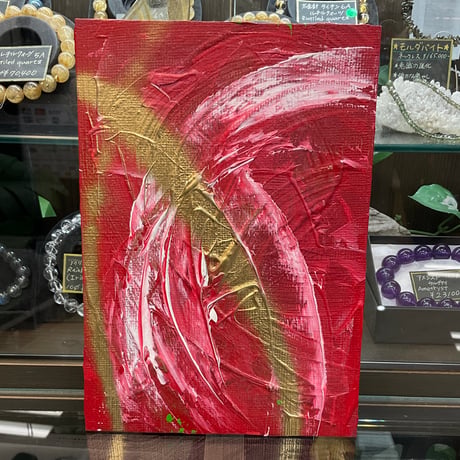 【イタノコウゾウ】エナジーアート　SMサイズ　赤×ゴールド系②