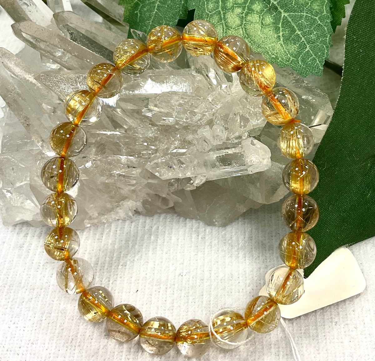 高品質】タイチンルチルクォーツ6A+ 8mmブレスレット | Angel Stone