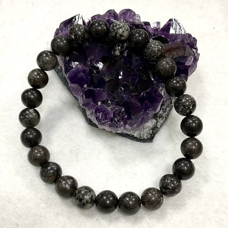 神秘の銘石・限定品】天然石 天照石 ブレスレット 8mm（16cm）F