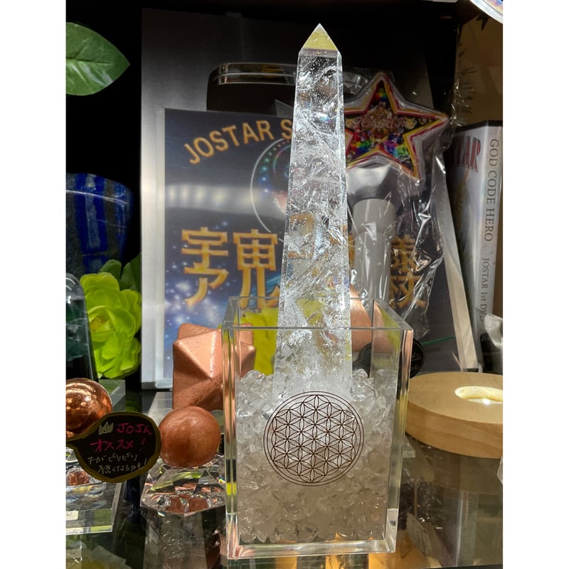 高波動】レムリアン水晶 オベリスク220g | Angel Stone