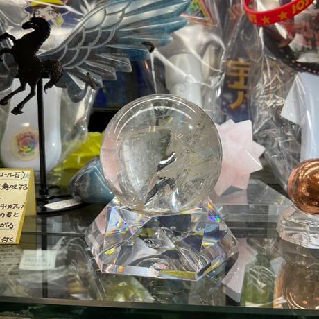 【高品質】2026年におすすめの石✨高波動レムリアン水晶　丸玉 55㎜
