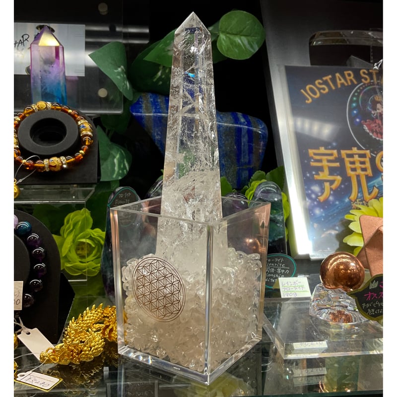 高波動】レムリアン水晶 オベリスク220g | Angel Stone