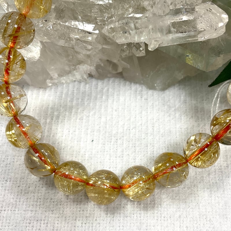 高品質】タイチンルチルクォーツ6A 9mmブレスレット | Angel Stone