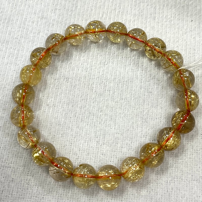 高品質】タイチンルチルクォーツ6A 9mmブレスレット | Angel Stone