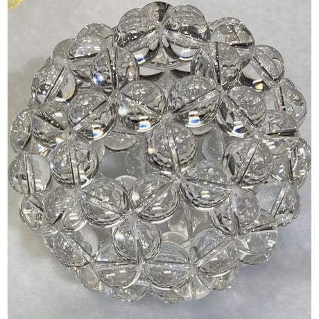 高波動⭐︎神聖幾何学フラーレン　超特大水晶バッキーボール 直径約85mm