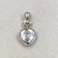 【再入荷】ギベオン・モルダバイト　SVペンダントトップ