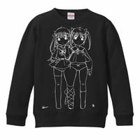 キッズ　双子スウェット（ブラック）