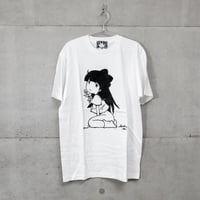 うさぎが食べれる野草シリーズ「ぺんぺん草」Tシャツ白