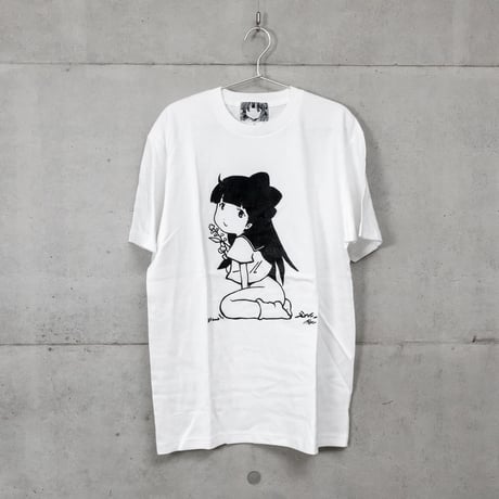うさぎが食べれる野草シリーズ「ぺんぺん草」Tシャツ白