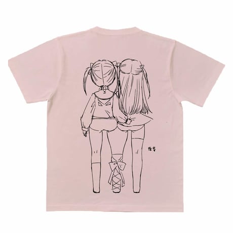 キッズ　双子Tシャツ（ダスティピンク）