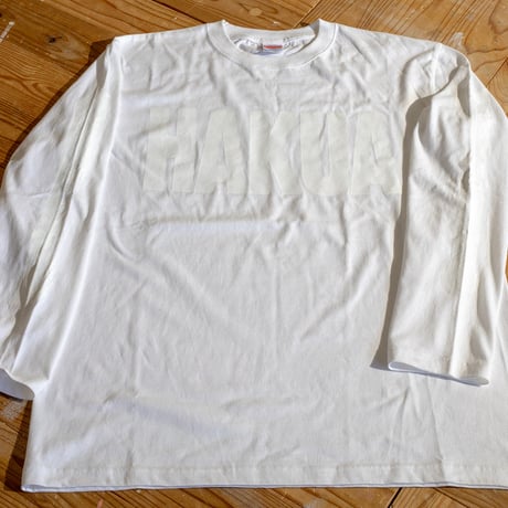 HAKUA ロングTシャツ白