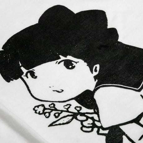 うさぎが食べれる野草シリーズ「ぺんぺん草」Tシャツ白