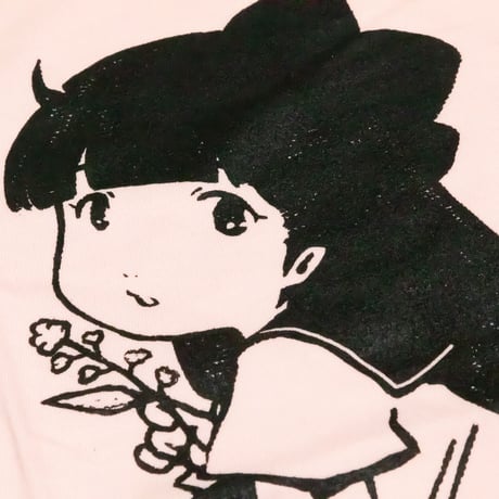 うさぎが食べれる野草シリーズ「ぺんぺん草」Tシャツピンク