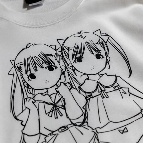 双子スウェット（ホワイト）