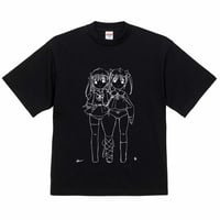 双子Tシャツ（ブラック）