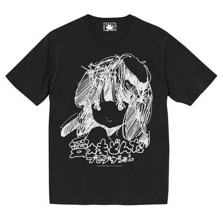 手描きロゴT (黒) 　／　DRAWING LOGO-T (BLACK)