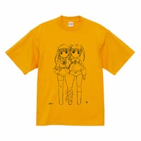 双子Tシャツ（ゴールド）