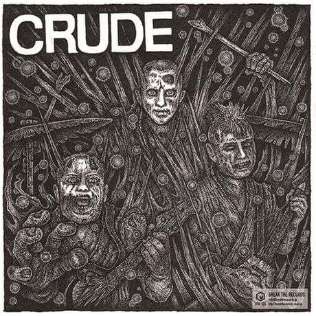 CRUDE / WARFARE - split 7"EP (Break The Records)