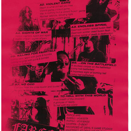 FARCE - Sights Of War 7"EP (Sistema Mortal)