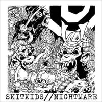 SKITKIDS / NIGHTMARE - split 7"EP (H.G.Fact)
