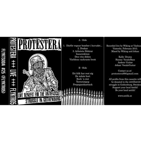 FLYKTSODA #25: Protestera - Live cassette (Flyktsoda)
