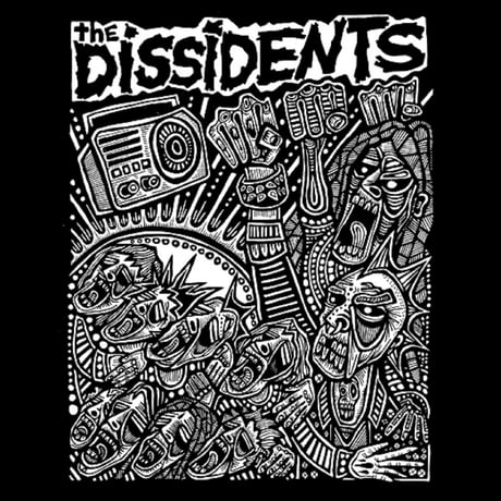 VITRIOLIC RESPONSE / THE DISSIDENTS - split 7"EP (Urinal Vinyl)