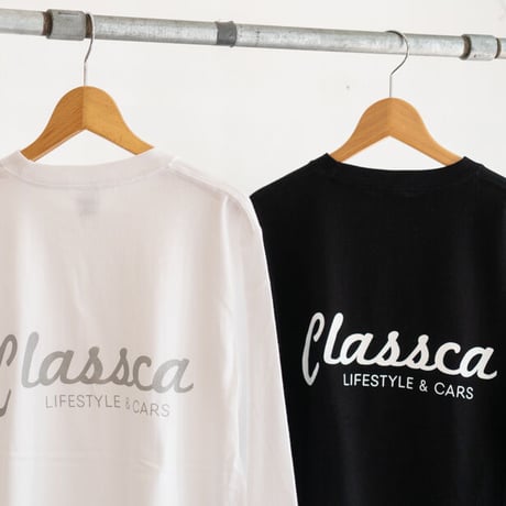 Classca ロングTシャツ（ブラック / ホワイト）