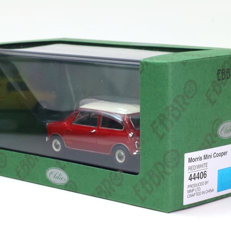 エブロ 1/43 モーリス ミニ クーパー レッド/ホワイト (44406)