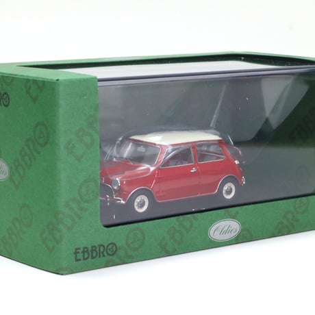 エブロ 1/43 モーリス ミニ クーパー レッド/ホワイト (44406)
