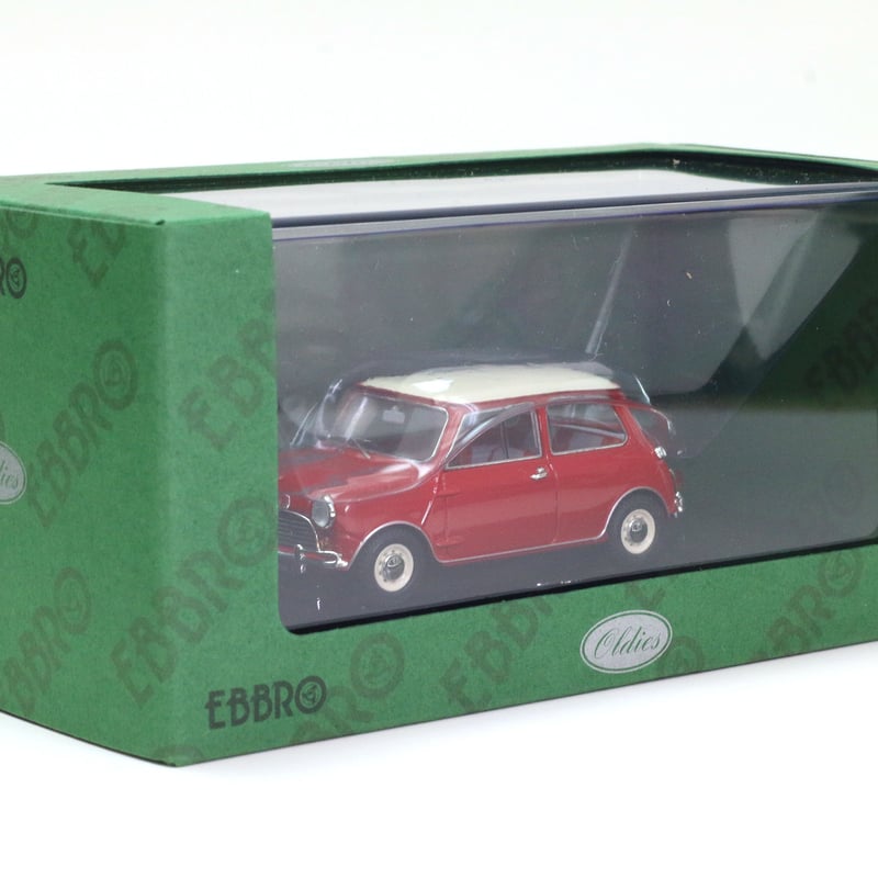 エブロ 1/43 モーリス ミニ クーパー レッド/ホワイト (44406
