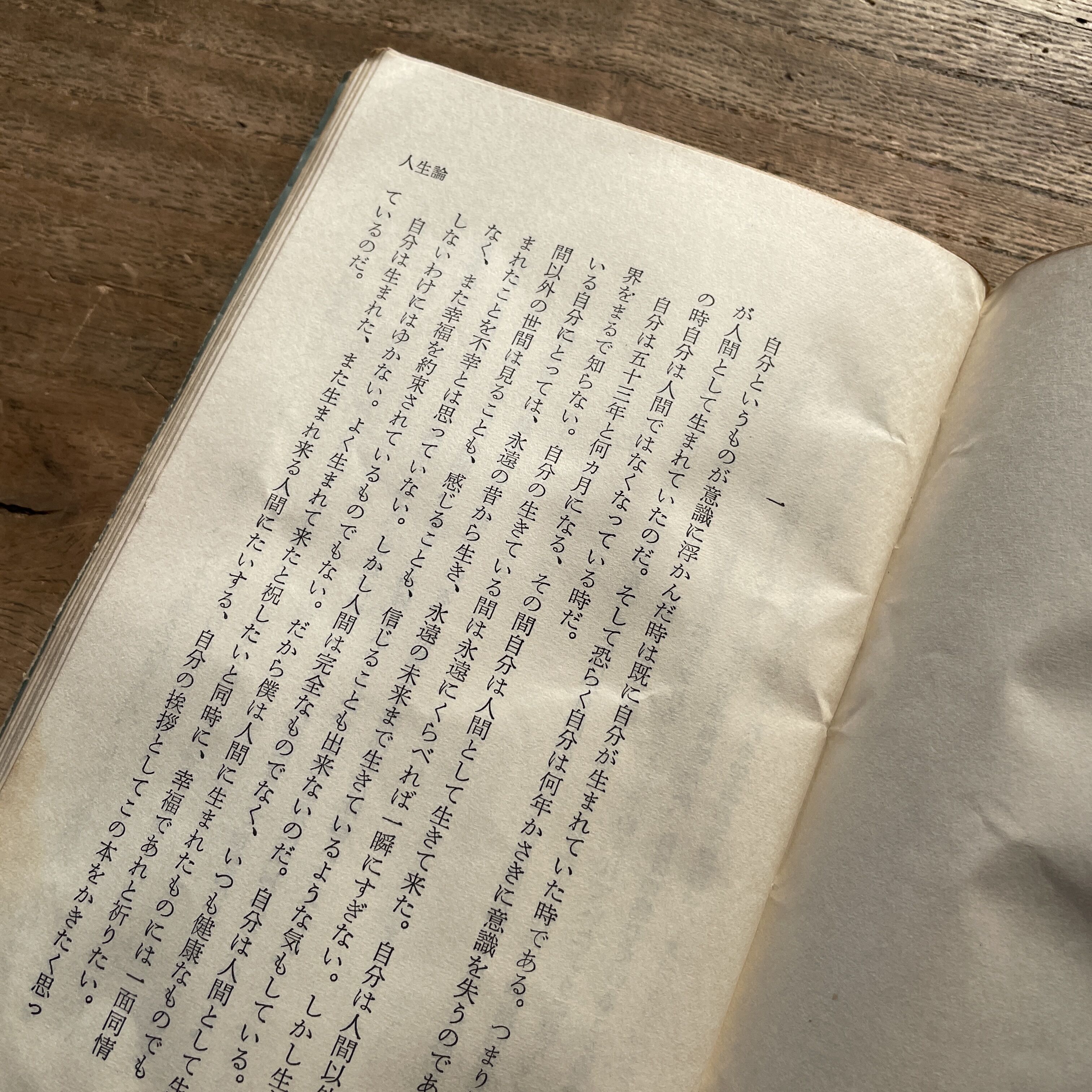 武者小路実篤『人生論』 | ころがろう書店