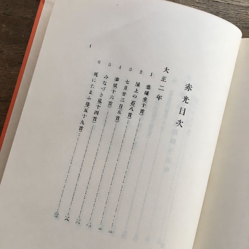 斎藤茂吉『赤光』（新撰 名著復刻全集 近代文学館） | ころが