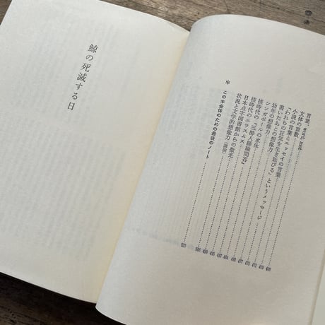 大江健三郎『鯨の死滅する日　全エッセイ集 第3』