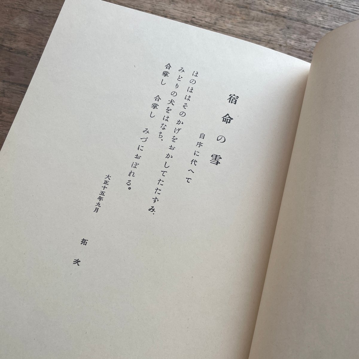 藍色の蟇　大手拓次　　名著複刻詩歌文学館 大手拓次『藍色の蟇』（名著複刻詩歌文学館<紫陽花セット>）【再入荷