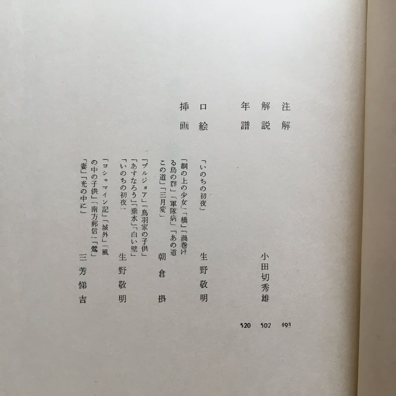 中央公論社『日本の文学79 名作集（三）』（付録付） | ころがろう書店