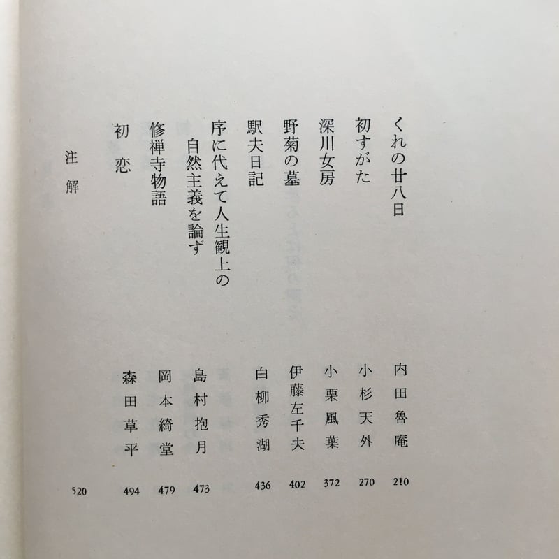 中央公論社『日本の文学77 名作集(一)』(付録付) | ころが 中央公論社『日本の文学77 名作集(一)』(付録付) | ころが