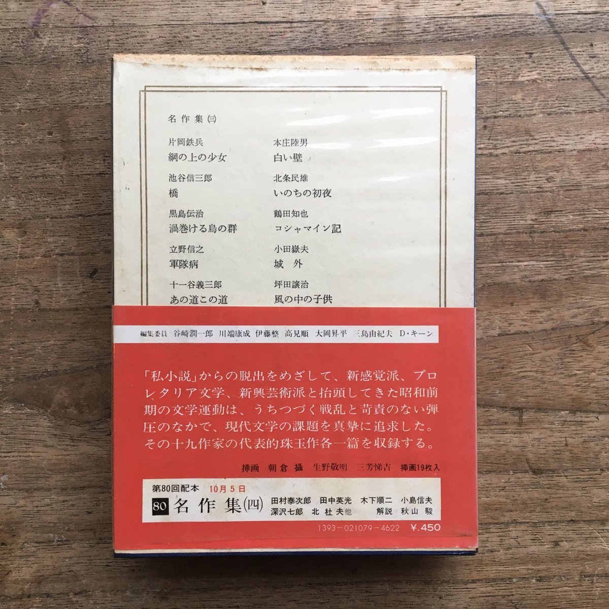 中央公論社『日本の文学79 名作集（三）』（付録付） | ころがろう書店
