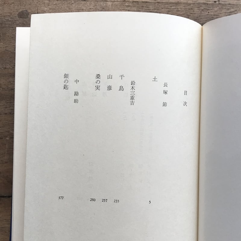 中央公論社『日本の文学 16 長塚節・鈴木三重吉・中勘助』（付録