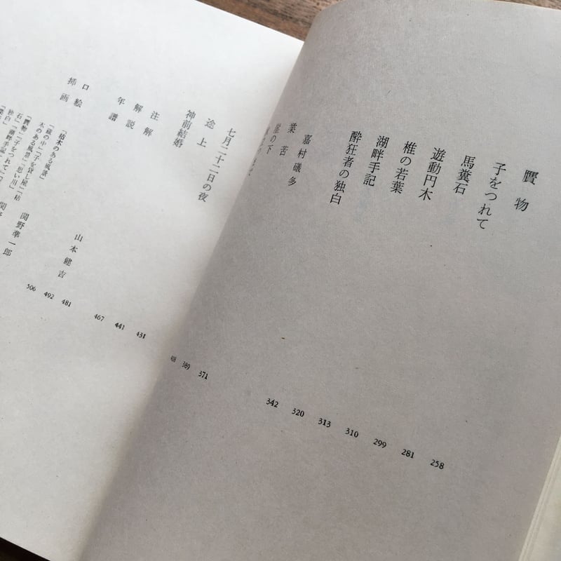 中央公論社『日本の文学 33 宇野浩二・葛西善蔵・嘉村礒多