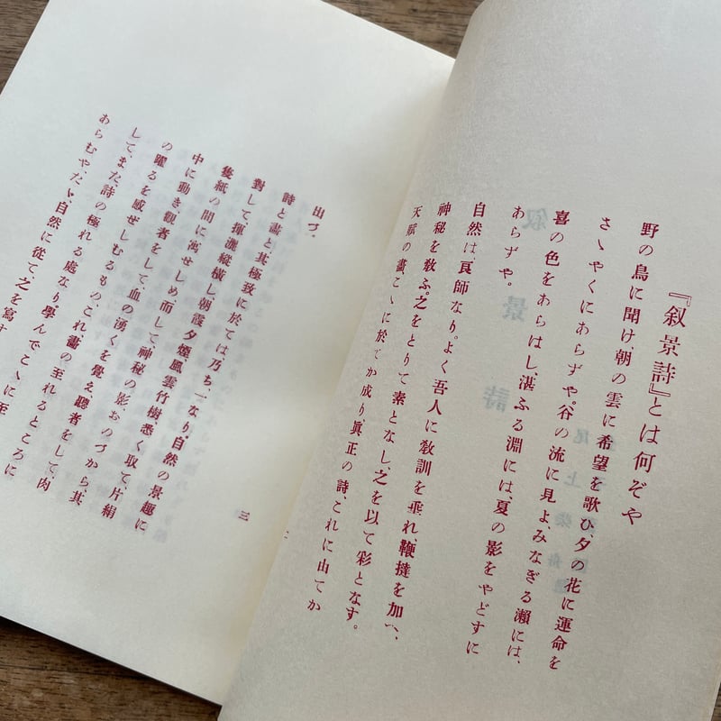 尾上柴舟・金子薫園『叙景詩』（名著復刻詩歌文学館<山茶花