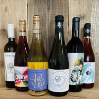 泡/白/オレンジ/ロゼ/赤ワインの入ったナチュラルワイン６本セット