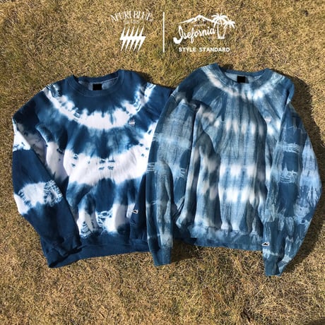 AFURI BLUE BRAND × isefornia style standard collaboration C/N sweatshirt